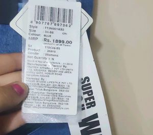 Tokyo Talkies. Women's Casual Jean's. New With Tag