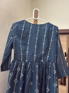 Teal Ethnic Kurta Set