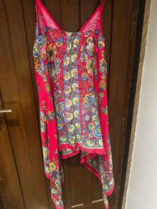 Bohemian Floral Print Dress