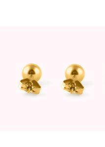 Gold Ball Stud Earrings from palmonas