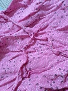 Magenta Printed A Line kurta