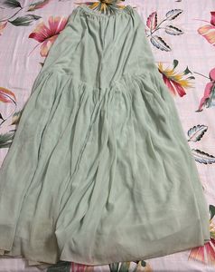 Pista green sharara set with dupatta