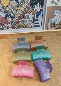 Pastel icy Matte Claw Clips
