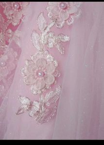 Pink Lace Party Dress