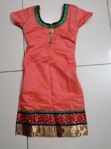 Elegant Peach Kurta Set with Patiala Pants