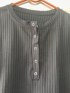 Ribbed Black Crop Top