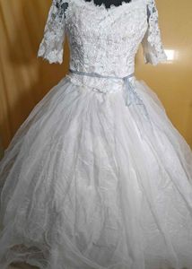 Elegant White Bridal Lehenga