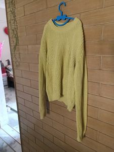 H&amp;M Lime Green Knit Sweater