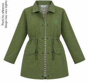 Light Green Trench Jacket