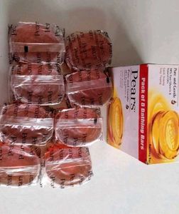 Pears Pure &amp; Gentle Bathing Bars - Pack of 8