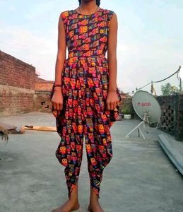 Whimsical Owl Print Jumpsuit