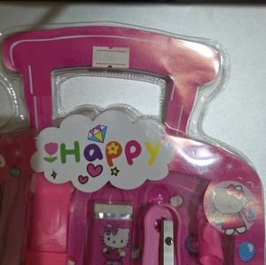 Hello Kitty Watch, Pencil, Eraser, Sharpner and Wa