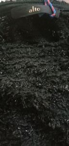 Jet  Black  with shimmer woollen top/ dress
