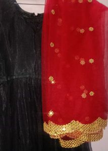 Beautiful black  gown/anarkali