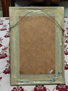 Framed Mountain Waterfall Landscape Art