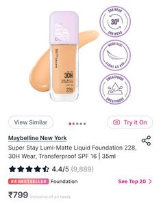 Maybelline Super Stay Foundation
