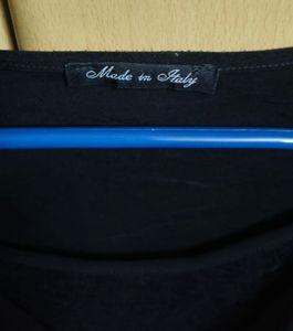 Elegant Navy Cowl Neck Top