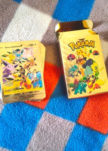 55 DECK GOLD FOIL POKEMON CARDS
