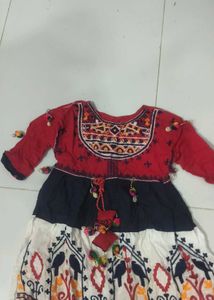 Embroidery Girls kedia garba dress
