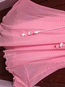 Cute Pink Polka Dot Dress