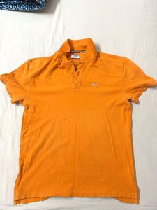Tommy Hilfiger Orange Polo T-Shirt