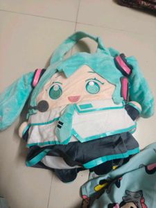 miku Character Plush Backpack