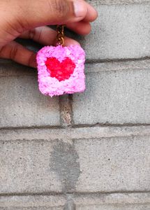 DIY Heart Texture Keychain