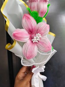 Handmade Pink Flower Bouquet