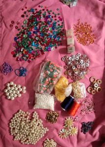 Many Items For Decoration, Crafts, Work.And Other