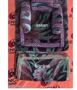 Floral Print Prayer Set with Blanket 💚