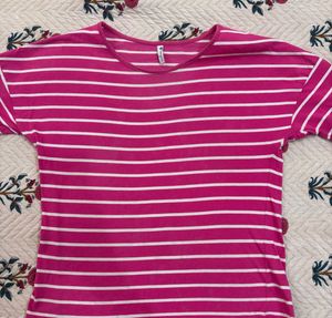 Pink Striped T-Shirt