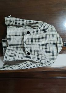Chic Plaid Double-Breasted Jacket