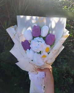 Handmade Crochet Flower Bouquet