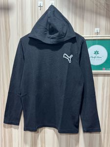 Puma Captivate Full Sleeves Black Hoodie