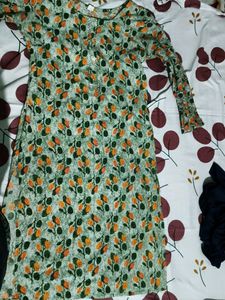 Floral Print Kurta