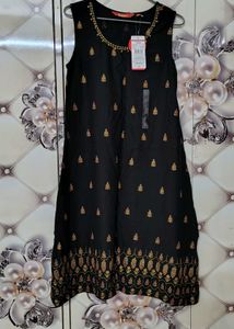 Fusion Printed A-line Kurta