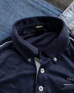 Mizuno Button Down Polo Tshirt