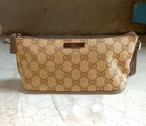 Authentic Gucci Monogram Pouch OG
