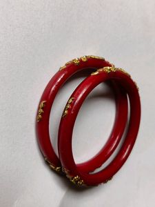 New Bangles Chilli Red Maroon Colour