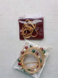 Elegant Pearl and Gemstone Necklace