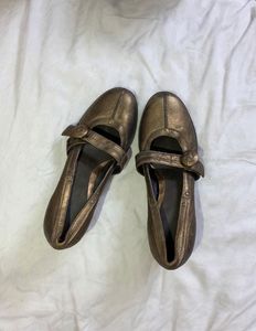 Bronze Mary Jane Heels