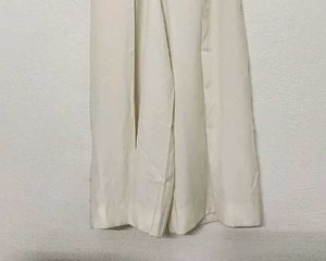 Elegant White Wide-Leg Pants