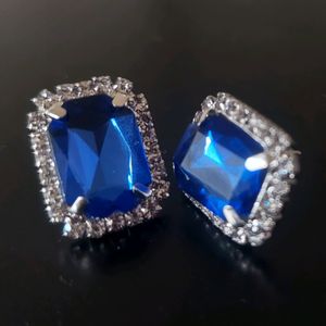 Classic Sapphire Mini Stud Earrings