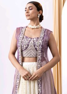 Designer Ombre Embroidered lehenga set