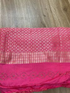Pink Indian Saree