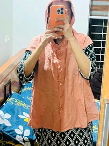 Peach Tunic Style Top