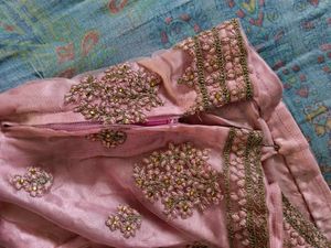 Stunning Pink Embroidered Lehenga Set