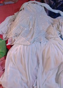 Light Blue Sequin Party Dress