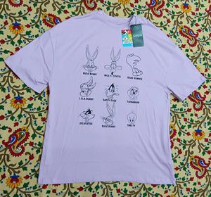 SHEIN Looney Tunes Graphic print T-Shirt