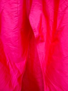 Elegant Pink Ethnic Gown With Floral Skirt/lehenga